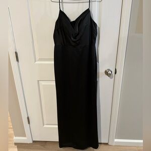 Black maxi formal dress